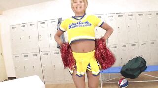 Gangbang Japanese Cheerleader who fucks the whole team inside the locker room like a real bitch. She is horny for sex