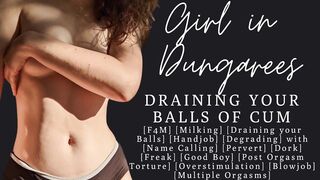 ASMR | Fdom Goth girlfriend draining your balls again and again | Degrading |