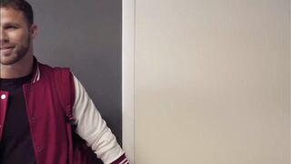 Busty Brunette Jerks Off And Sucks Dick Guy In The Sports Locker Room - Katana Kombat