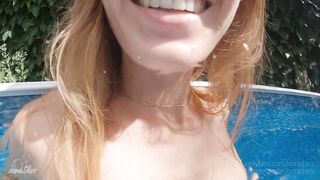 Fucking in the Pool and Underwater - Explosive Cumshot 
