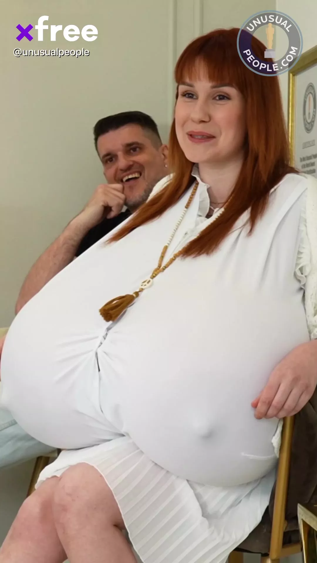 Unusual Award N.5: Woman with the World's Largest Breasts -  @unusualpeople's Sex Reel