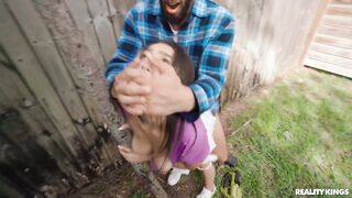 Violet Gems Blowing Leaves Sucking - TeensLoveHugeCocks