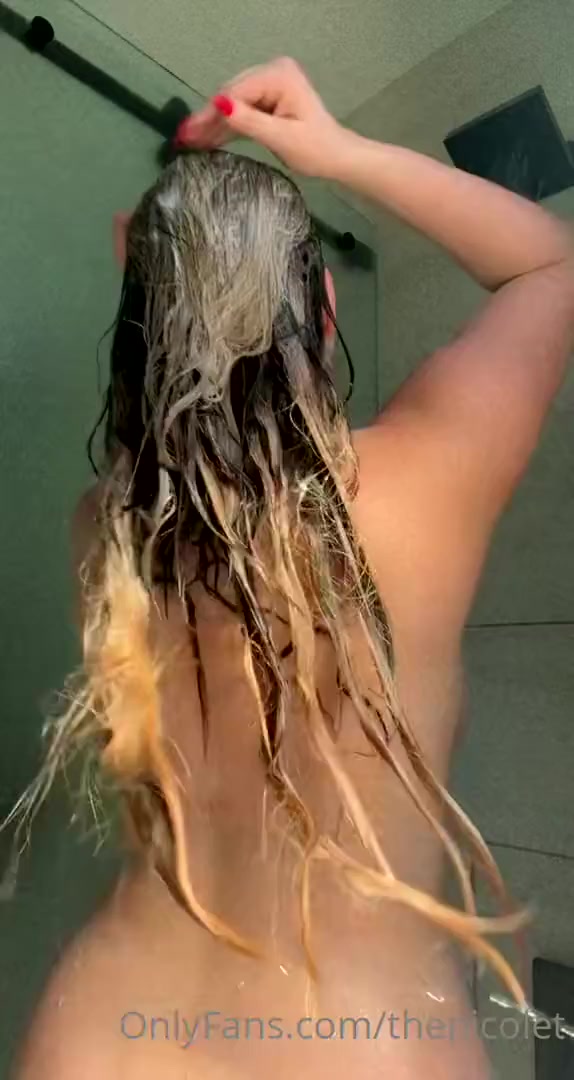 Thenicolet Nude Shower Tits Reveal Onlyfans Video Leaked