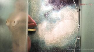 Dani Daniels shower play water orgasm OnlyFans leak free video