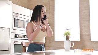 Lea Guerlin- Cock Hungry Teen Fucks Her New Neighbor
