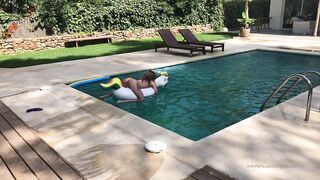 Angel Emily swimming pool blowjob OnlyFans leak free video