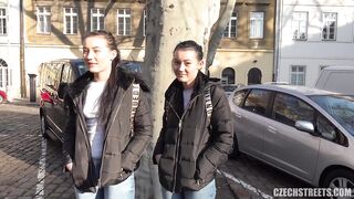 Czech Streets E124 - Natalia & Clara - Naive twins