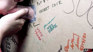 Peeing Slut Discovers Secret Jamie Stone Glory Hole
