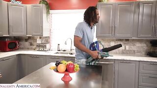 Ebony Mystique - Busty bad girl Ebony Mystique cheats on husband with big cock neighbor 2024 02 12