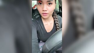 Ava Marie risky masturbation in her car OnlyFans leak free video
