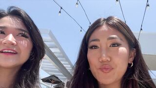two asian lesbian hotties hook up in miami