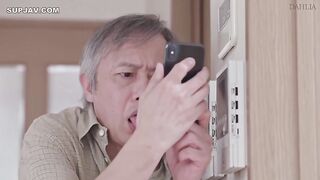 Japanese Father-in-law Spy Her Step Daughter-in-law, Exciting Her Sucking Her Boobs And Inserting Finger Pussy And Them Are Caught By The Husband, Fucking Xlx