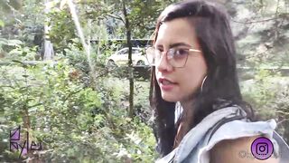 I knew this hottie in the woods and I fucked her in the bushes! Kylei Ellish and Wllian Vegas