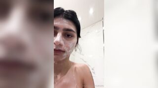 Mia Khalifa Nude Shower Prep Part 2 OnlyFans Video Leaked