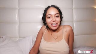 Big booty latina slut gets creampie from bbc - Whoa boyz