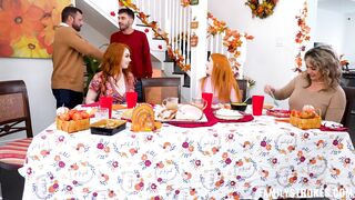 Family Strokes - Arietta Adams & Cherry Fae - A Thanksgiving Tie Breaker