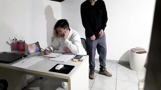 Math student went to remedial class but got turned on by the teacher and had sex with him - Part 1