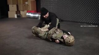 Soldier Ashley Captured Fucked And Eliminated By Spy