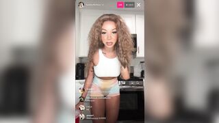 Brittany Renner Crop Top Nip Slip Livestream Video Leaked