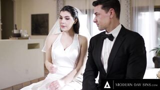 MODERN-DAY SINS - Groomsman Assfucks Best Buddy's Wife Valentina Nappi In Marital Bed On Wedding Day