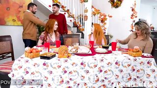 FamilyStrokes - Arietta Adams and Cherry Fae (A Thanksgiving Tie Breaker)