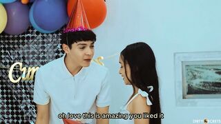 I HAVE A THREESOME WITH MY BOYFRIEND AND MY BEST FRIEND AS A BIRTHDAY SURPRISE TO FULFILL HIS FANTAS