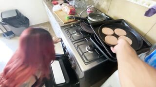 He saw her alone on the street and took her home to FUCK VERY HARD Doggy Style