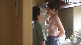 Honjo, Whose Husband's Older Sister, Who As A Virgin To Practice Kissing - Suzu Honjo