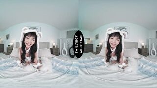 UP CLOSE VR - Petite Marica Hase Lets Parker Ambrose Play With Her Clit Then Tries To Take His BWC