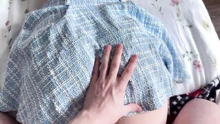 MY STEPSISTER DIDN'T PASS THE SESSION AND WAS FUCKED DURING THE MASSAGE