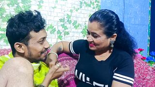 Tight pussy Desi Bhabhi in short dress fucked hard by Dever ji