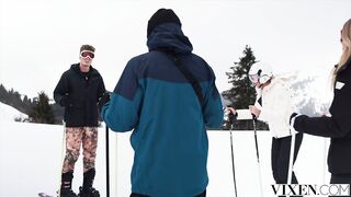 VIXEN Stunning Beauties Hope Heaven, Ashby Winter, and Eve Sweet's Epic Orgy