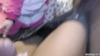 Two 18yo Big Booty Teens in Pink PJs Suck & Fuck POV – Sloppy BJ, Doggy Spanking Fun