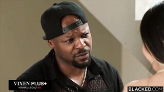 BLACKED Tattooed Babe Sakura Trades BF For BBC In First Blacked Scene