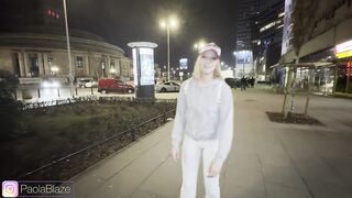 I let my viewer who met me in the city fuck me in the pussy - POLISH PORN