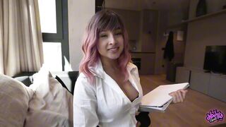 My english TEACHER fucks me and makes me SQUIRT all over my bed!