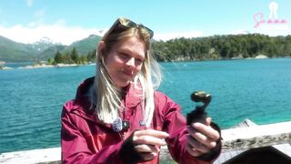 PETITE GIRLFRIEND FUCKS very passionate after long hike w/ friends - SammmNextDoor Date Night #34