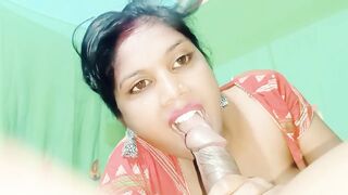 Indian Sali Takes Big Dick Cum in Mouth, She Swallow Sloppy Cum