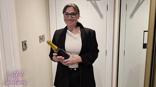 Cum hungry hotel manager seduced me as my wife showered in the next room.