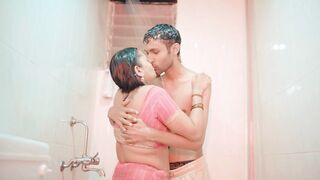 Hot indian housewife excited for sex with office boss