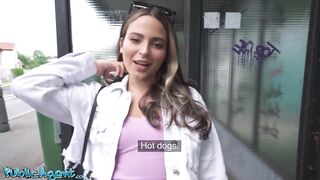 Public Agent - Short young thick sexy latina with amazing ass wraps pussy around a big cock outdoors