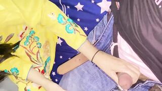 Punjabi aunty came to my hostel room and after seeing my big cock she got naked and said fuck my tight pussy