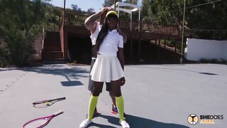 Tennis Babe Takes Anal Lessons From Coach - Ana Foxxx