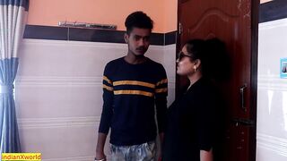Village Bhabhi Dating Sex at Jungle with Unmarried Devar! Desi Sex