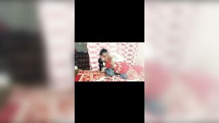 Husband wife first night honeymoon in home