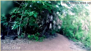 Wifey gets asked by a stranger to flash her tits in public as she is braless and he can see her perfect tits moving without the bra on. Her perfect nipples on show through the shirt and she lifts her shirt flashing her tits.