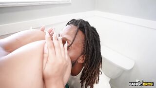 BANGBROS - Sexy Busty Step Sister Catches Her Step Brother Peeking At Her In The Shower & Teaches Him A Lesson