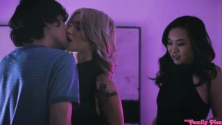 Emma Rosie And Kimmy Kimm Stepsis Joins The Lust Side - MyFamilyPies