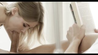 Horny Couple Stops Reading For Sex - Casey A