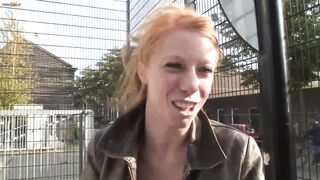 Dutch Redhead Wants To Smoke A Joint But Smokes Cock Instead